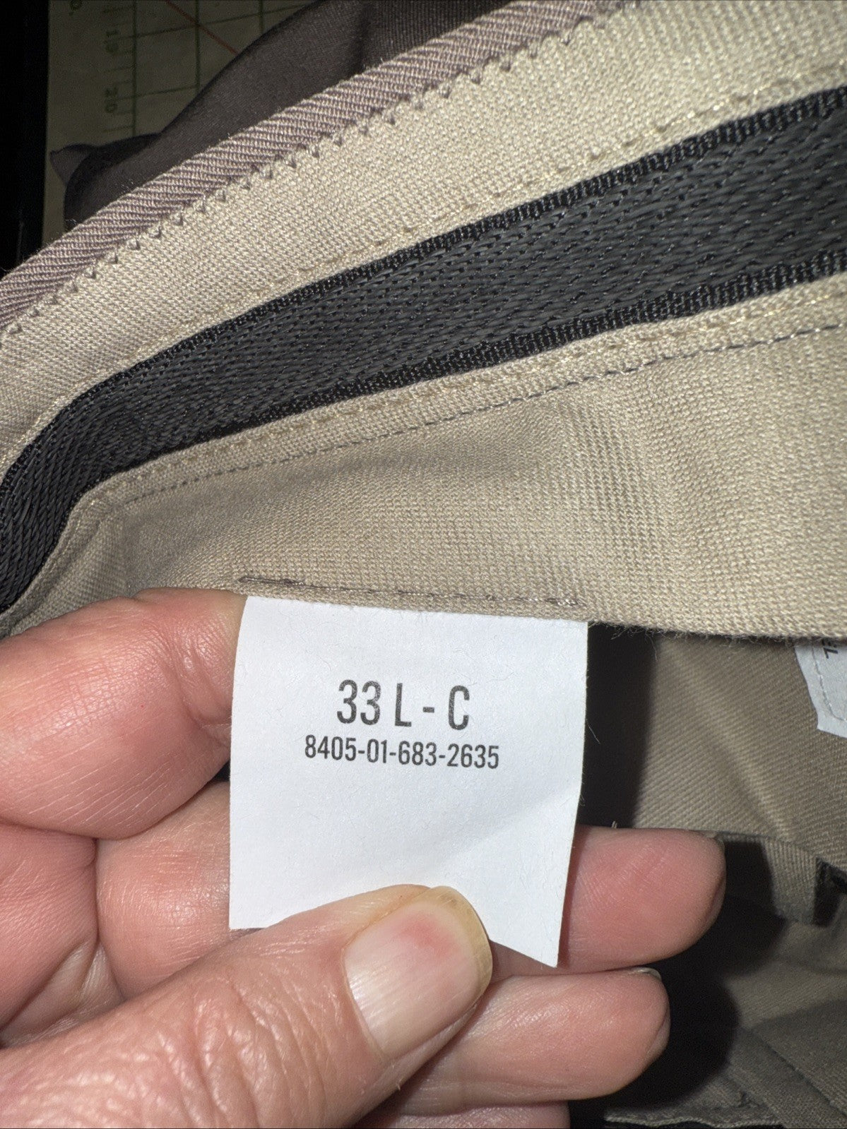AGSU ARMY GREEN SERVICE UNIFORM HERITAGE TAUPE 565 MEN'S PANTS TROUSERS 33 L-C