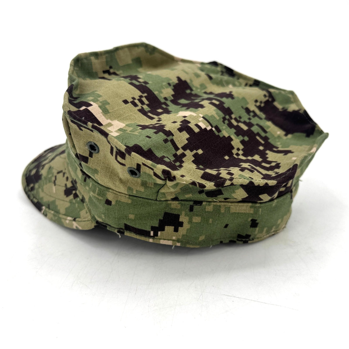 US Navy NWU Type III AOR2 Woodland Camo Hat Utility 8 Point Cap Cover ACE 6-3/8