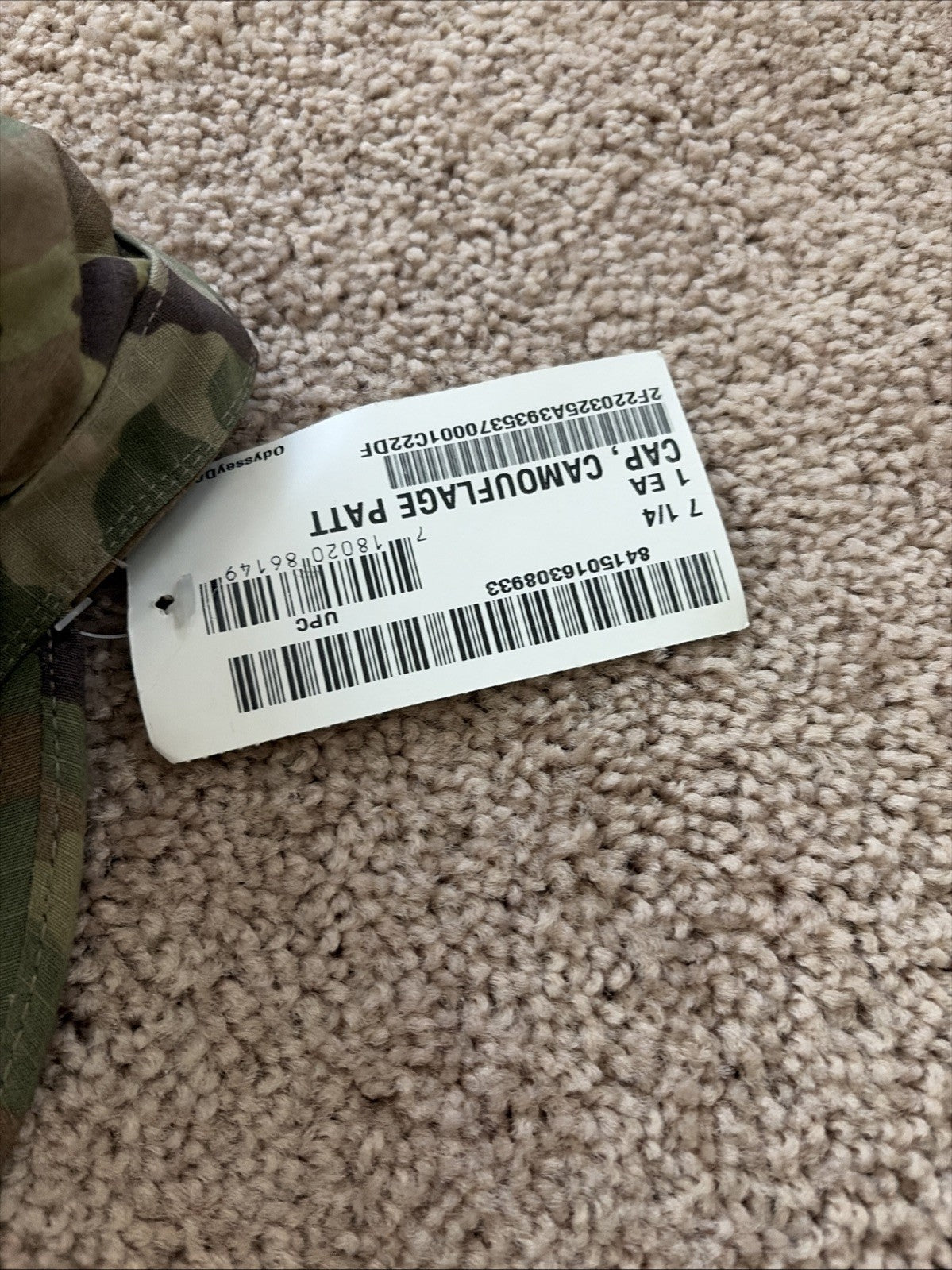 ARMY OCP Patrol CAP 7 1/4 Original MULTICAM USGI COVER/Hat  NWT
