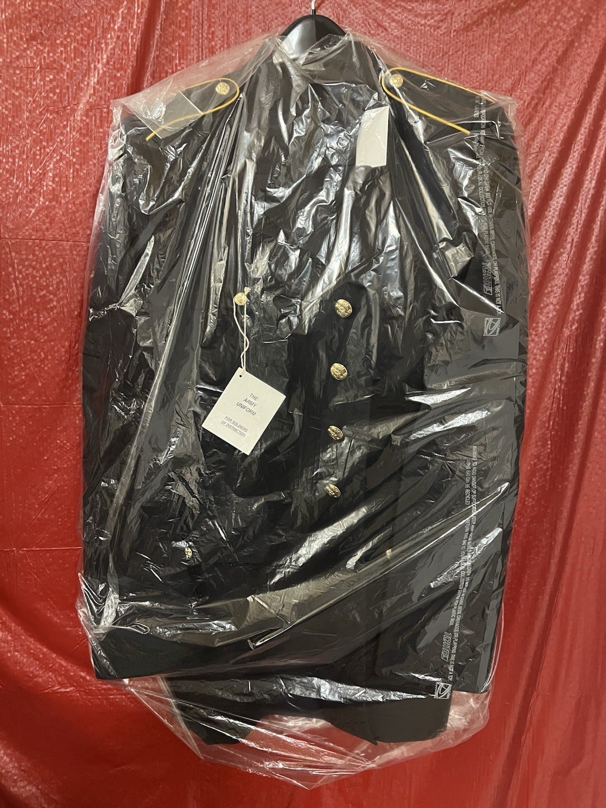 US ARMY MEN'S 52R MILITARY SERVICE DRESS BLUE ASU UNIFORM COAT JACKET NEW