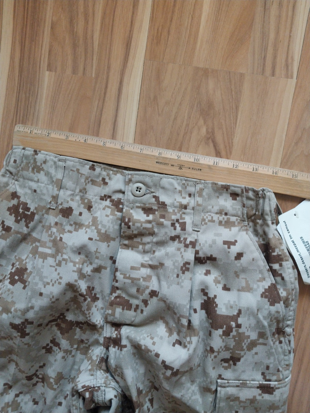 USMC NEW Marine Corps Desert MARPAT MCCUU Camouflage Trousers Size Small Regular