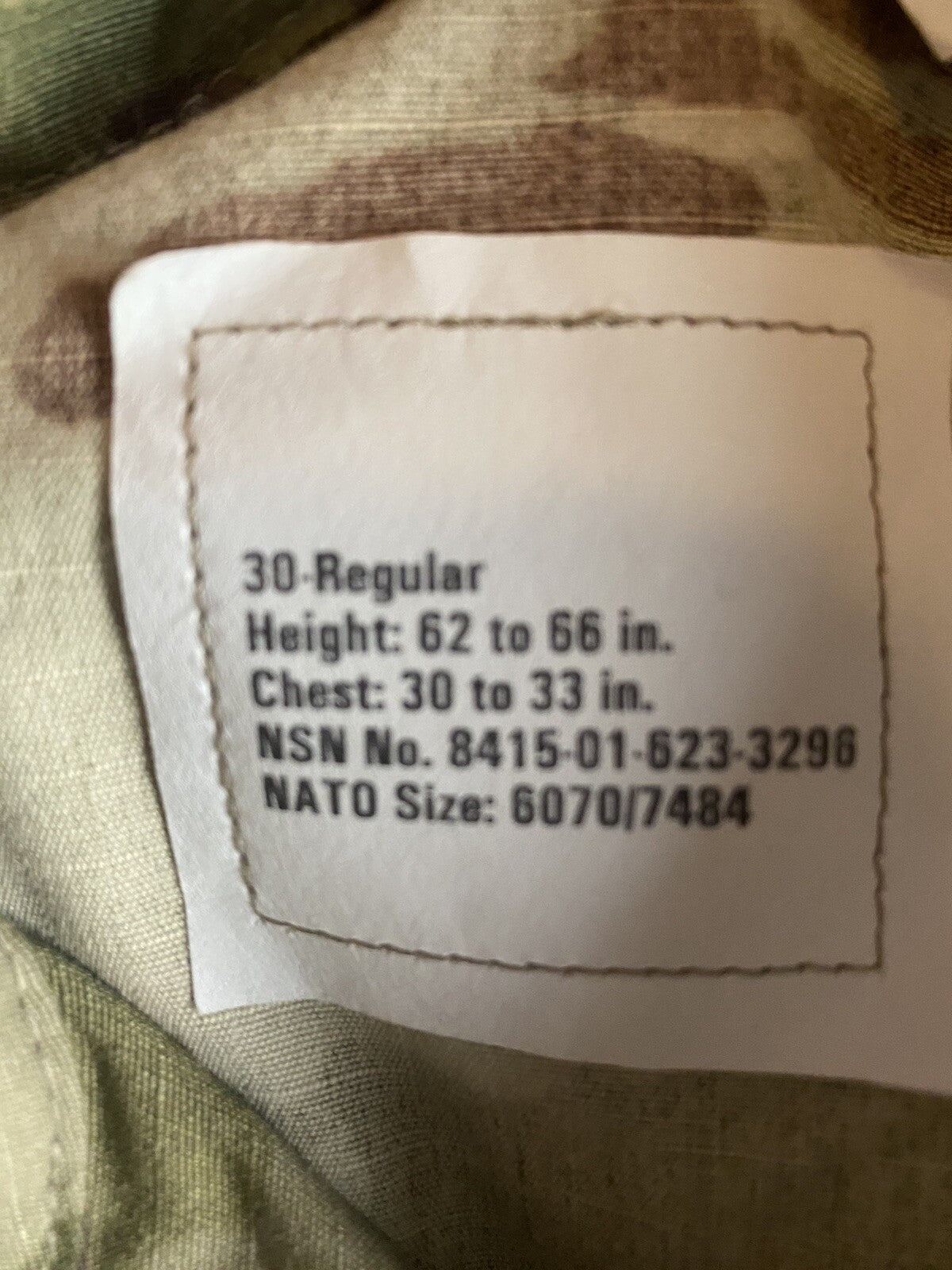 Current Scorpion Pattern OCP Army Combat Uniform Coat Jacket 30 Regular Female