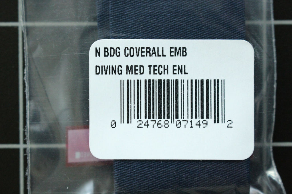 USN US NAVY BLUE COVERALL UNIFORM DIVING MED TECH SPECIALTY BADGE INSIGNIA TAPE