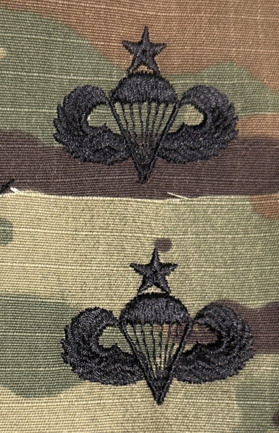 US Army Senior Parachutist Badges (2) OCP Sew-On