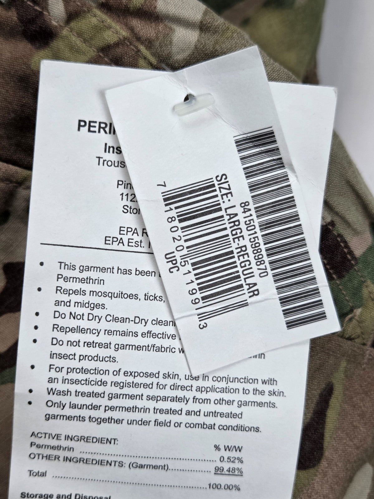 Large Regular Army FRACU OCP Combat Trousers Pants Flame Resistant New LR NWT