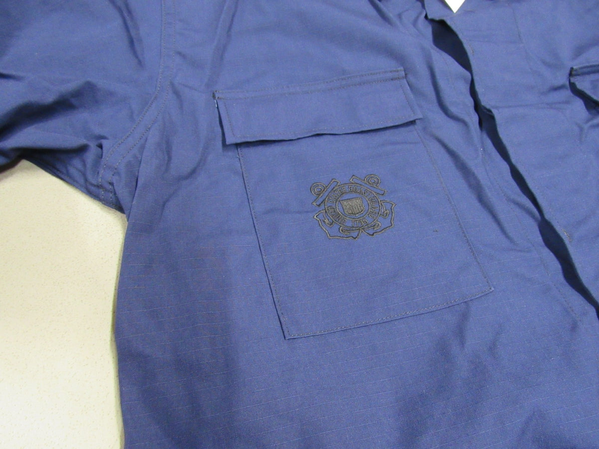 US Coast Guard USCG BDU Shirt Ripstop Operational Dress Uniform ODU 46 S NOS