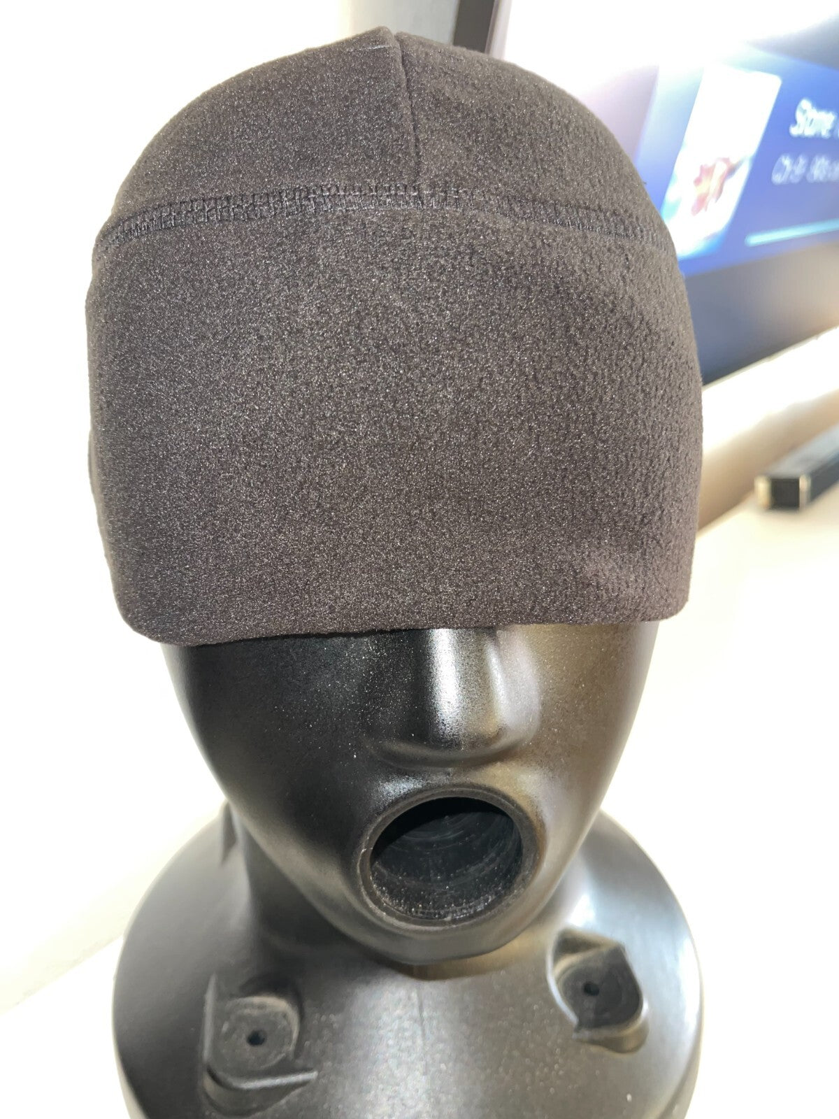 NEW ARMY Fleece Watch Cap Hat BLACK Beanie COLD WEATHER WINTER PT APFU