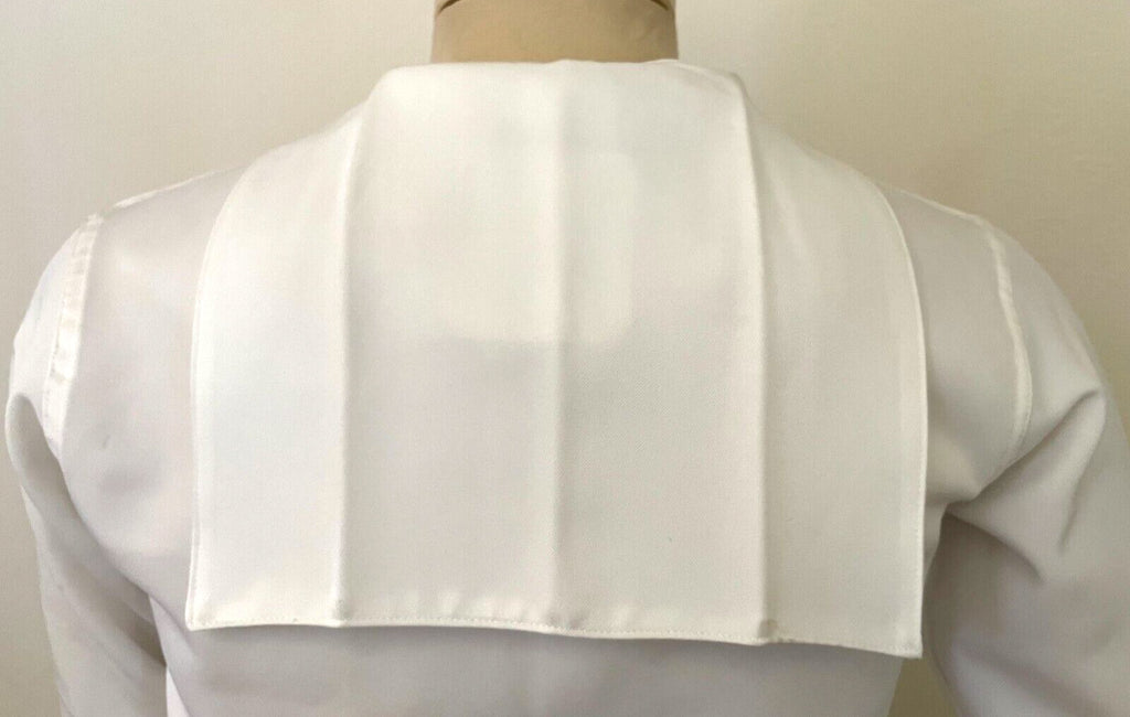 NEW GENUINE US NAVY SERVICE DRESS WHITE JUMPER MIDDY BLOUSE UNIFORM TOP (44 REG)