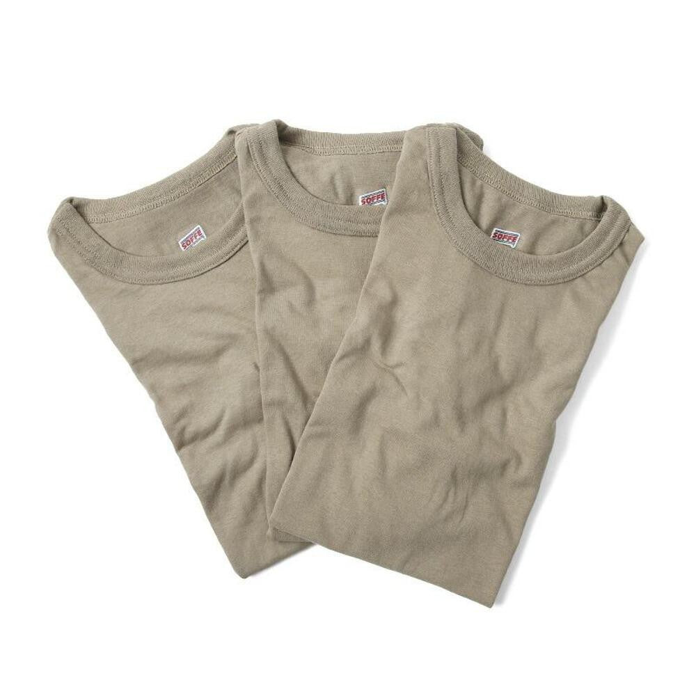 NEW Soffe 50/50 Military US Army USAF T-Shirt Undershirt 3-Pack - OCP Tan 499