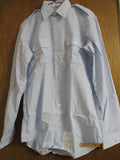 NEW/NOS - Men's Coast Guard Blue Shirt, Long Sleeve, Size 16 1/2 N X 38 Sleeve