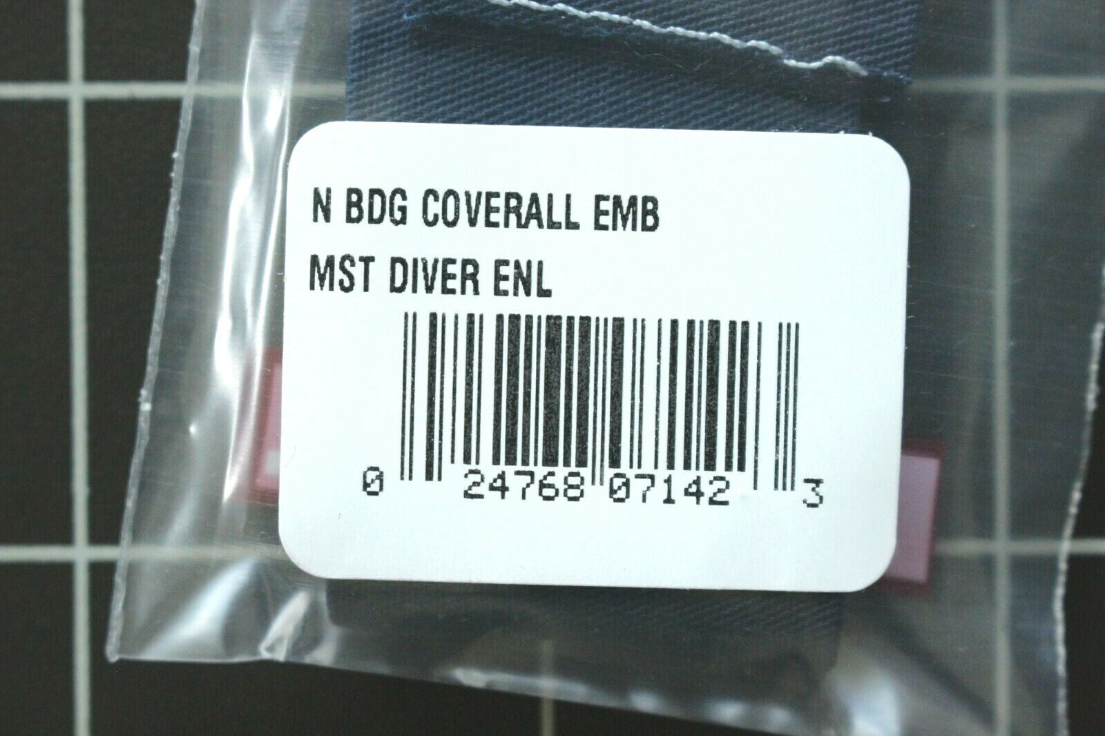 USN US NAVY BLUE COVERALL UNIFORM MASTER DIVER SPECIALTY BADGE INSIGNIA TAPE