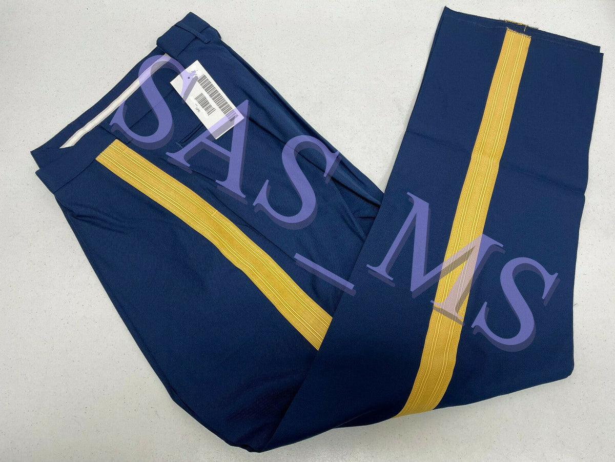 US ARMY MEN'S 42R SERVICE DRESS BLUES ASU UNIFORM PANTS TROUSERS SLACKS NEW