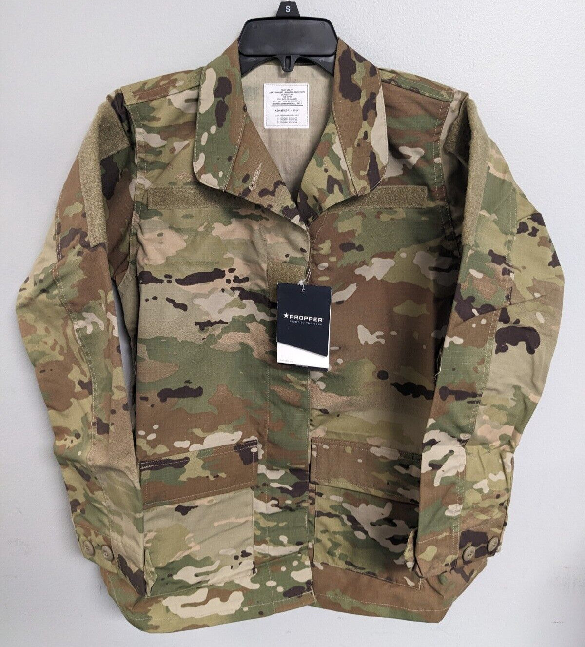PROPPER F5400 Womens ACU Coat Maternity Sz XSS X-Small Short OCP Multicam New