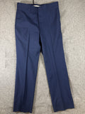 USAF Air Force Service Dress Pants Men 40 Unhemmed Blue Wool Blend Unhemmed NWOT