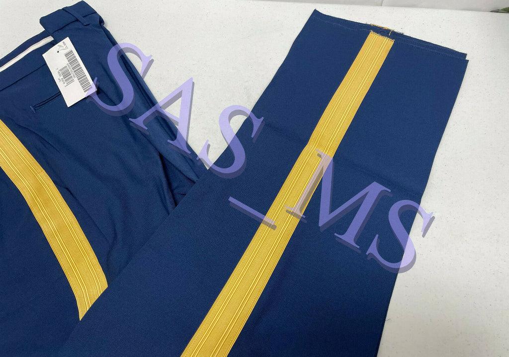 US ARMY MEN'S 46R SERVICE DRESS BLUES ASU UNIFORM PANTS TROUSERS SLACKS NEW