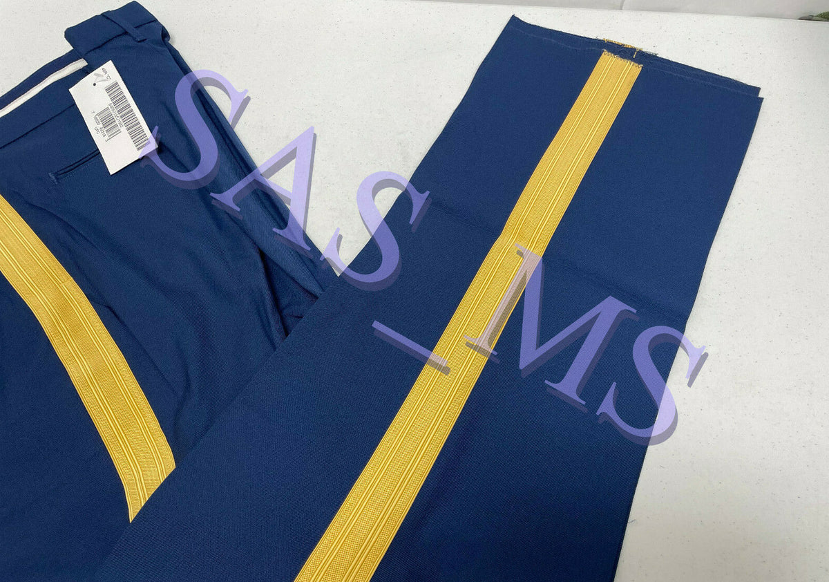 US ARMY MEN'S 46R SERVICE DRESS BLUES ASU UNIFORM PANTS TROUSERS SLACKS NEW