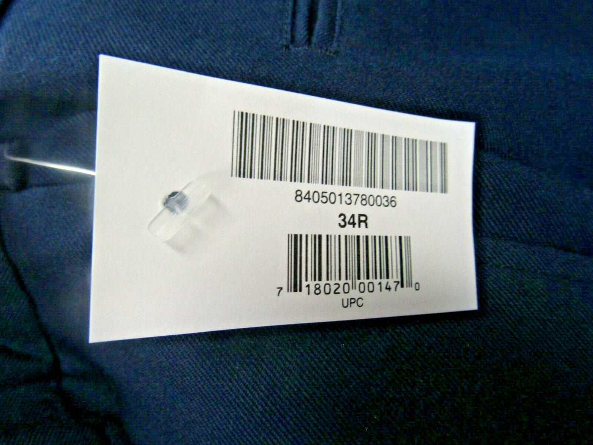 NWT US Air Force Blue 1620 Man's Service Trousers 34R Poly/Wool DSCP