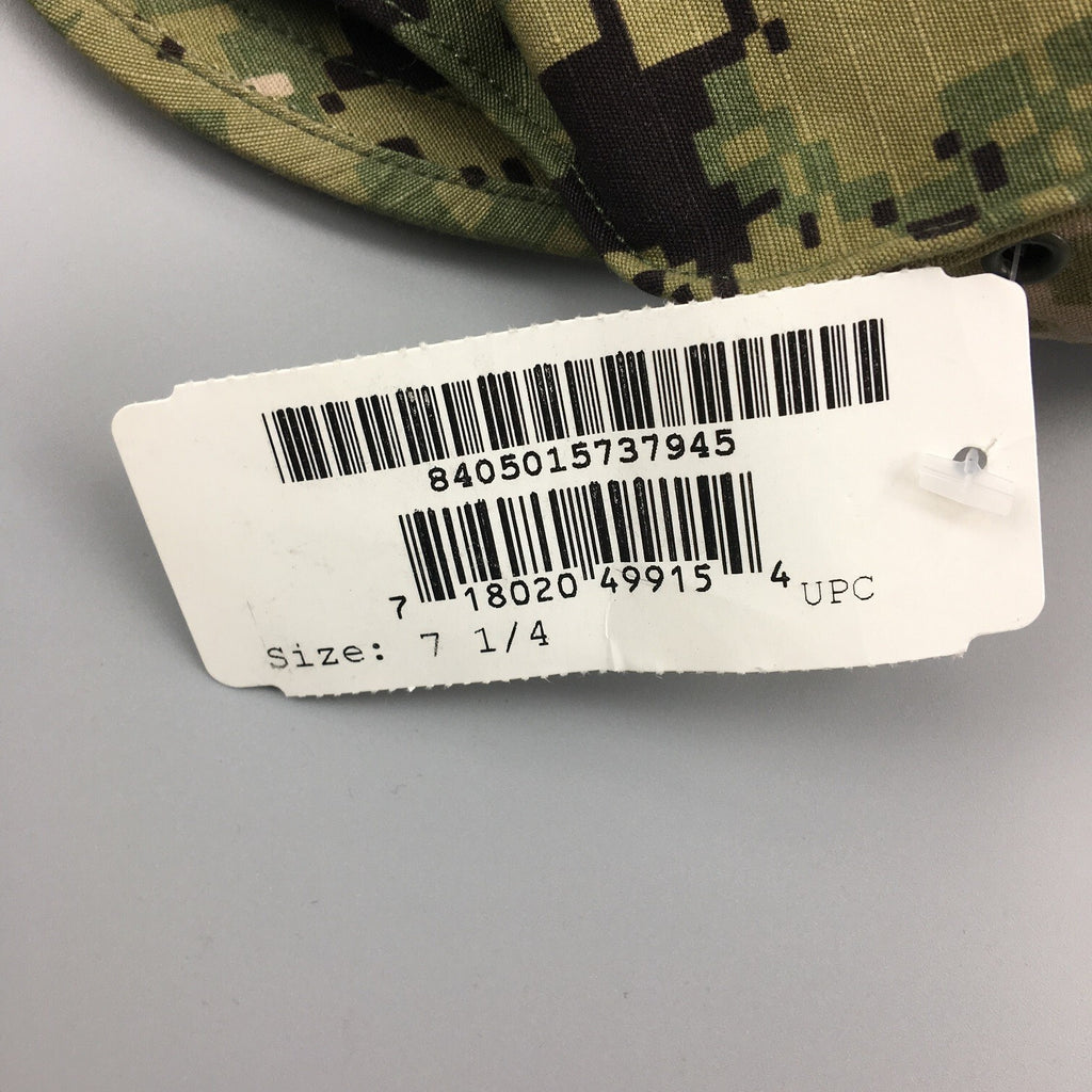 NEW US NAVY NWU Type III AOR2 Woodland UTILITY 8 Point CAP Hat cover 7 1/4