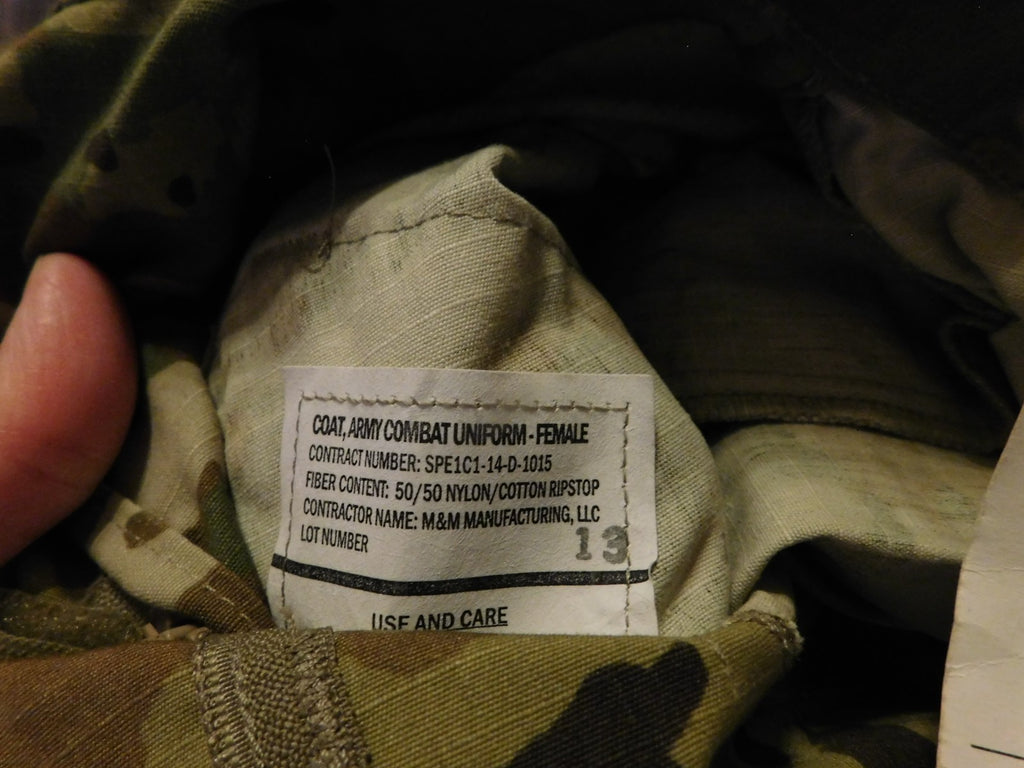 US ARMY OCP FEMALE COAT SZ 33 - REGULAR  NEW