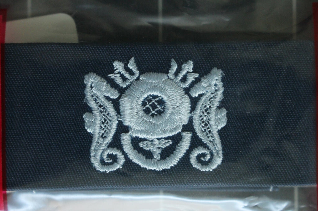 USN US NAVY BLUE COVERALL UNIFORM DIVING MED TECH SPECIALTY BADGE INSIGNIA TAPE