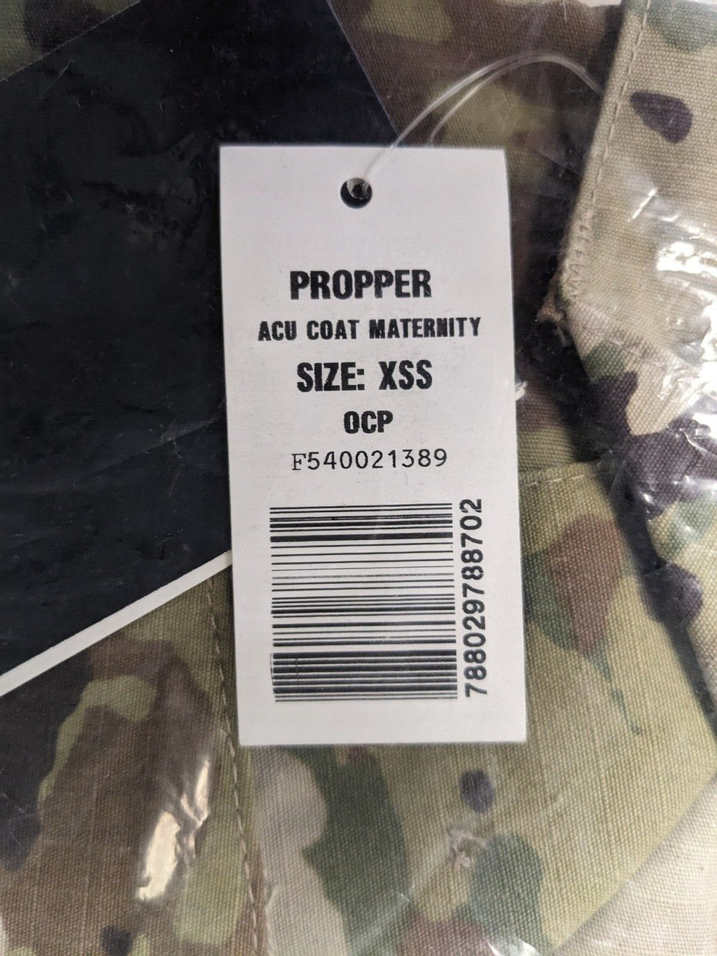 PROPPER F5400 Womens ACU Coat Maternity Sz XSS X-Small Short OCP Multicam New