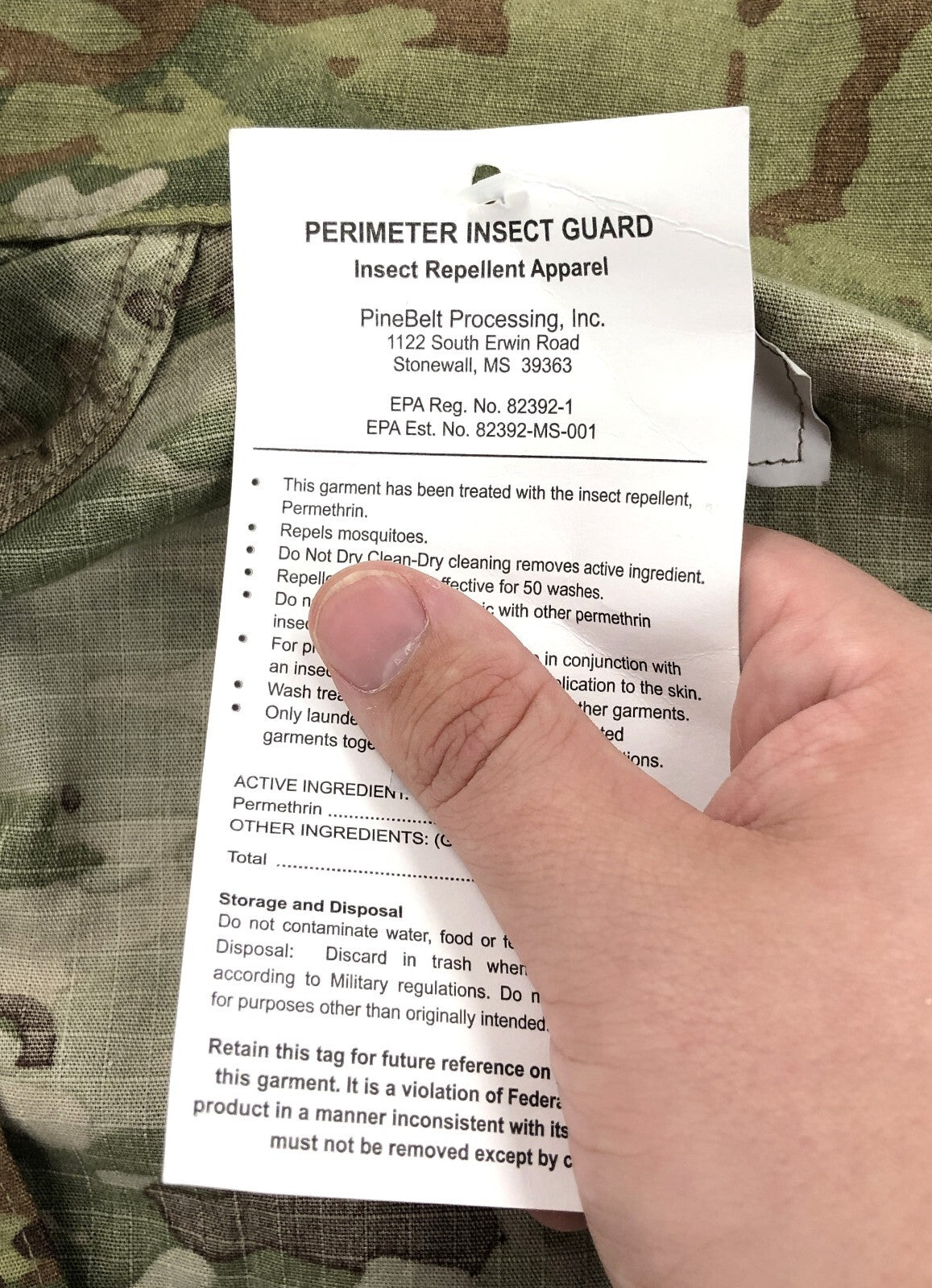 USGI IHWCU Army Hot Weather Uniform Combat Jacket Large Long Size NWT New