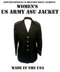 WOMEN'S 8WP US ARMY MILITARY SERVICE DRESS BLUE BLUES ASU UNIFORM COAT JACKET