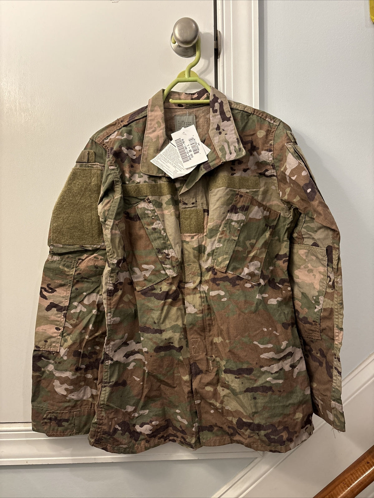 Army Combat Uniform Coat Female W2 OCP Blouse ACU 33-Long New With Tags!