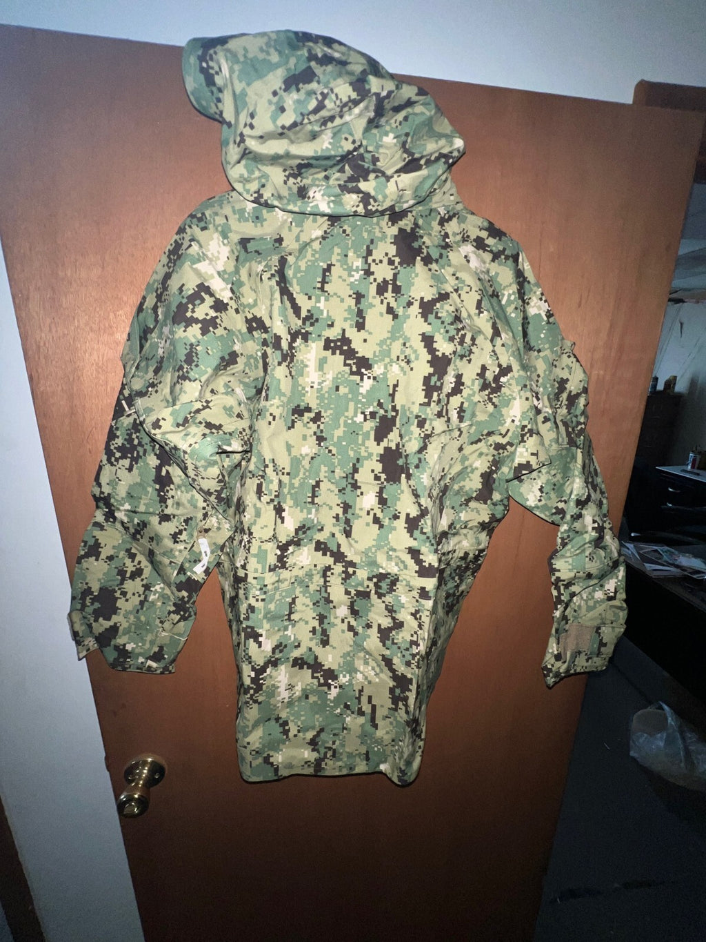 US Navy Wet/Cold Weather NWU Type III Woodland Parka