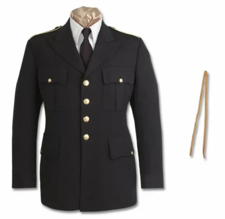 ASU Army Service Uniform Male Dress Blue Jacket Coat Enlisted JROTC Size 35-52