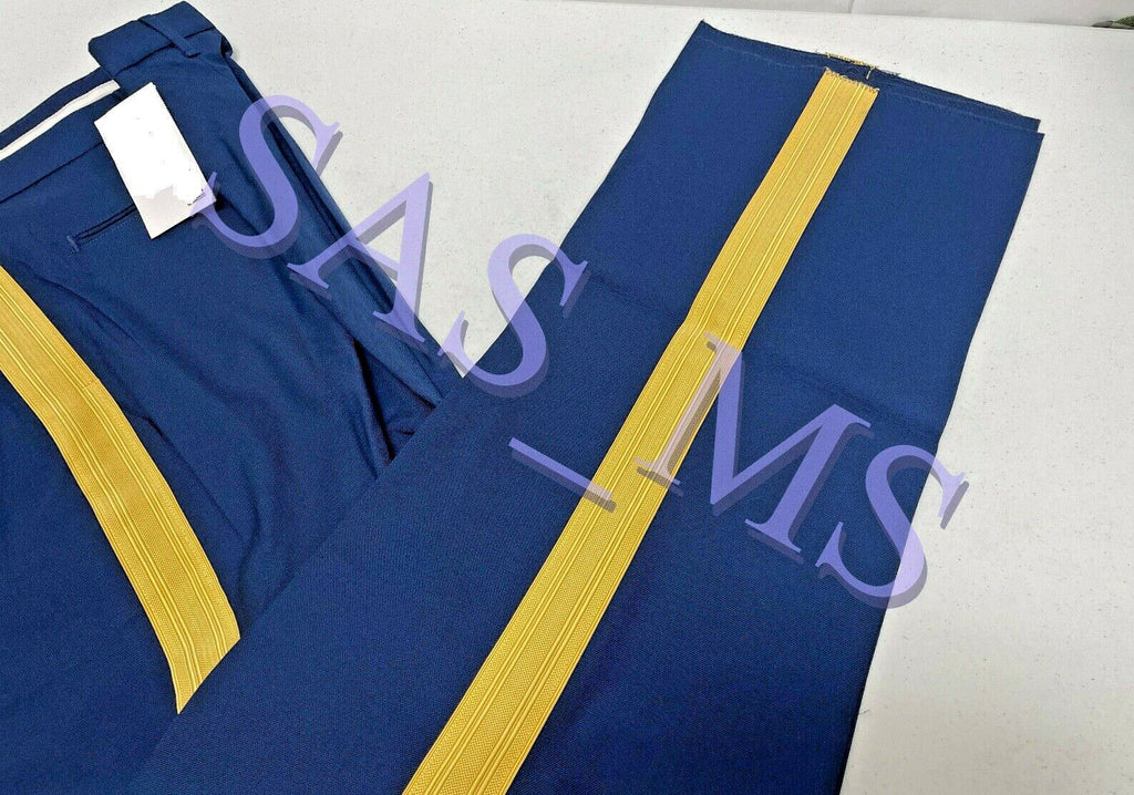 US ARMY MEN'S 44L SERVICE DRESS BLUES ASU UNIFORM PANTS TROUSERS SLACKS NEW
