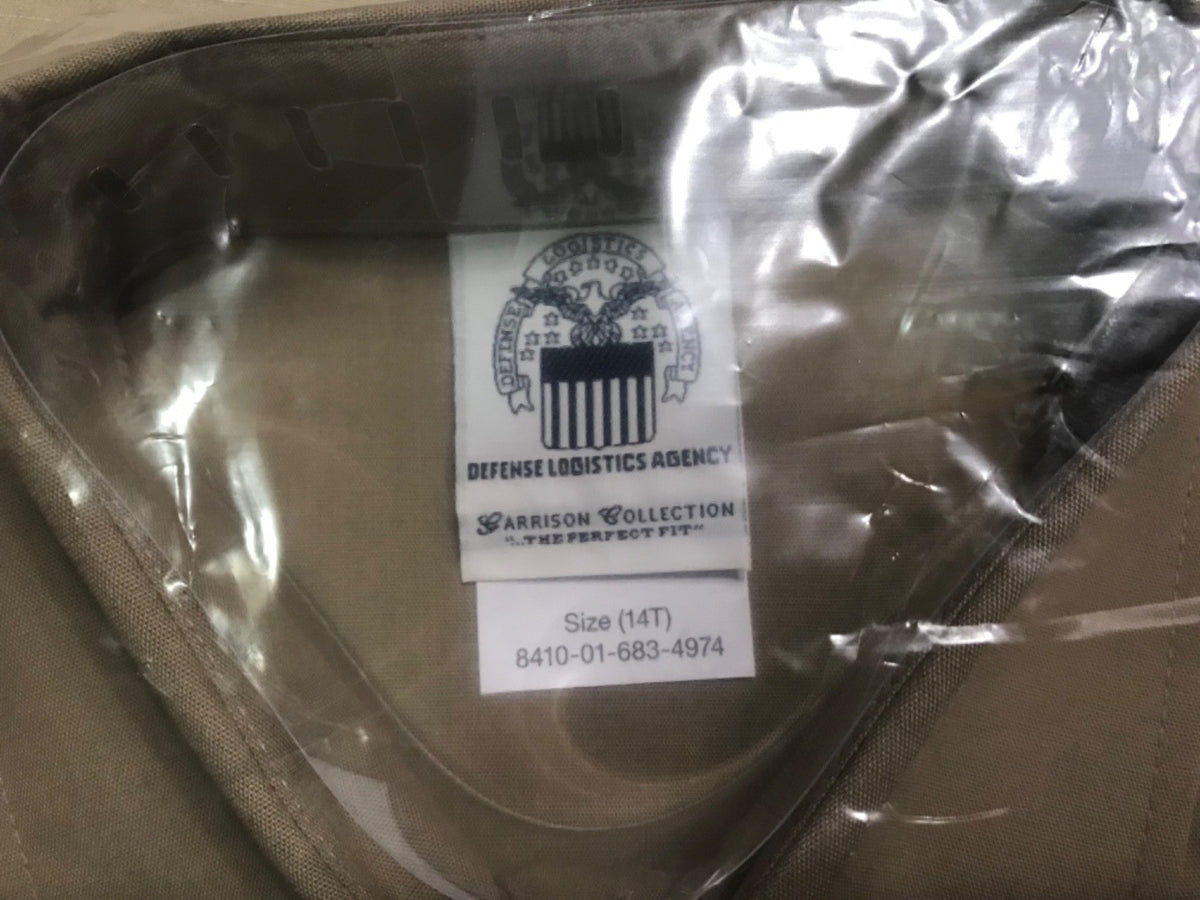 AGSU Female Army Uniform Dress Shirt Size 14 Tall Brand New Short sleeve