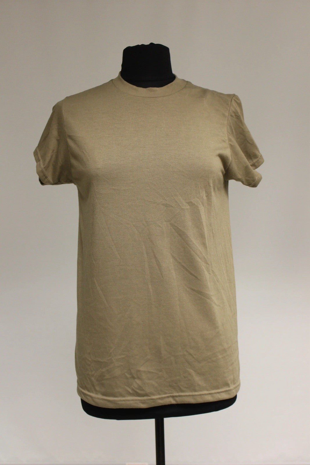 US Army Moisture Wicking Short Sleeve Tan 499 T-Shirt - Small -8415-01-630-5526