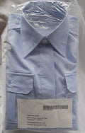 US Coast Guard Women's Blue uniform Shirt Blouse longsleeve size 12.5x36x32/33