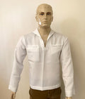 NEW GENUINE US NAVY SERVICE DRESS WHITE JUMPER MIDDY BLOUSE UNIFORM TOP (44 REG)