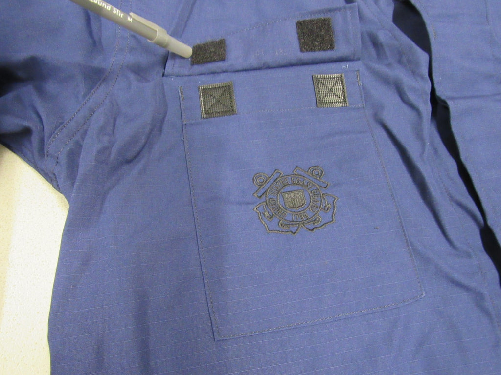 US Coast Guard USCG BDU Shirt Ripstop Operational Dress Uniform ODU 46 S NOS