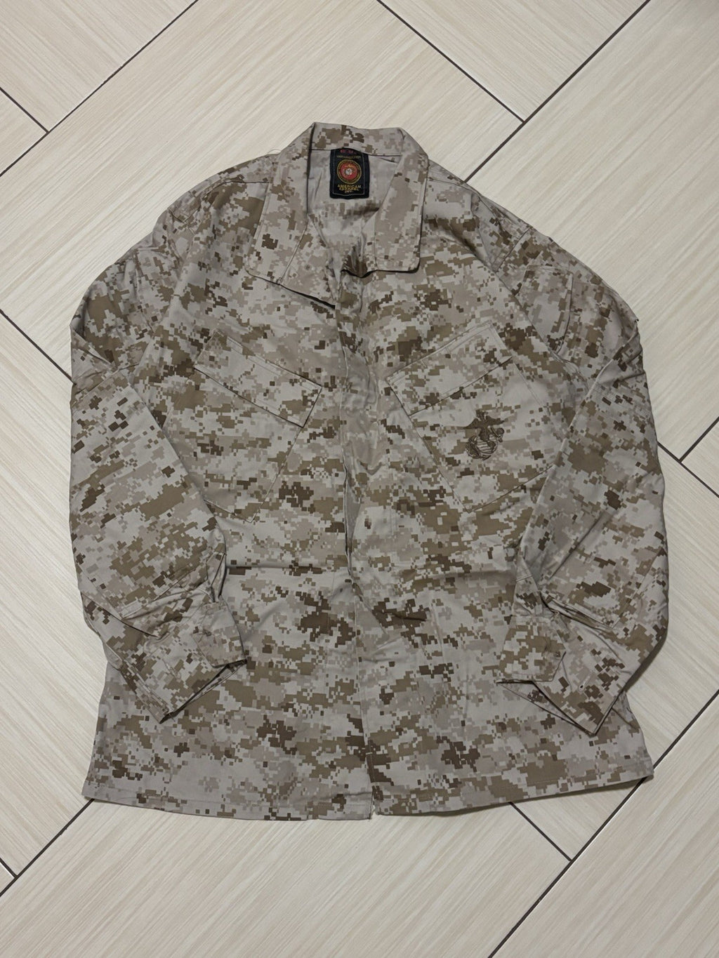 USMC Desert MARPAT Utilities Jacket Blouse Small Short SS