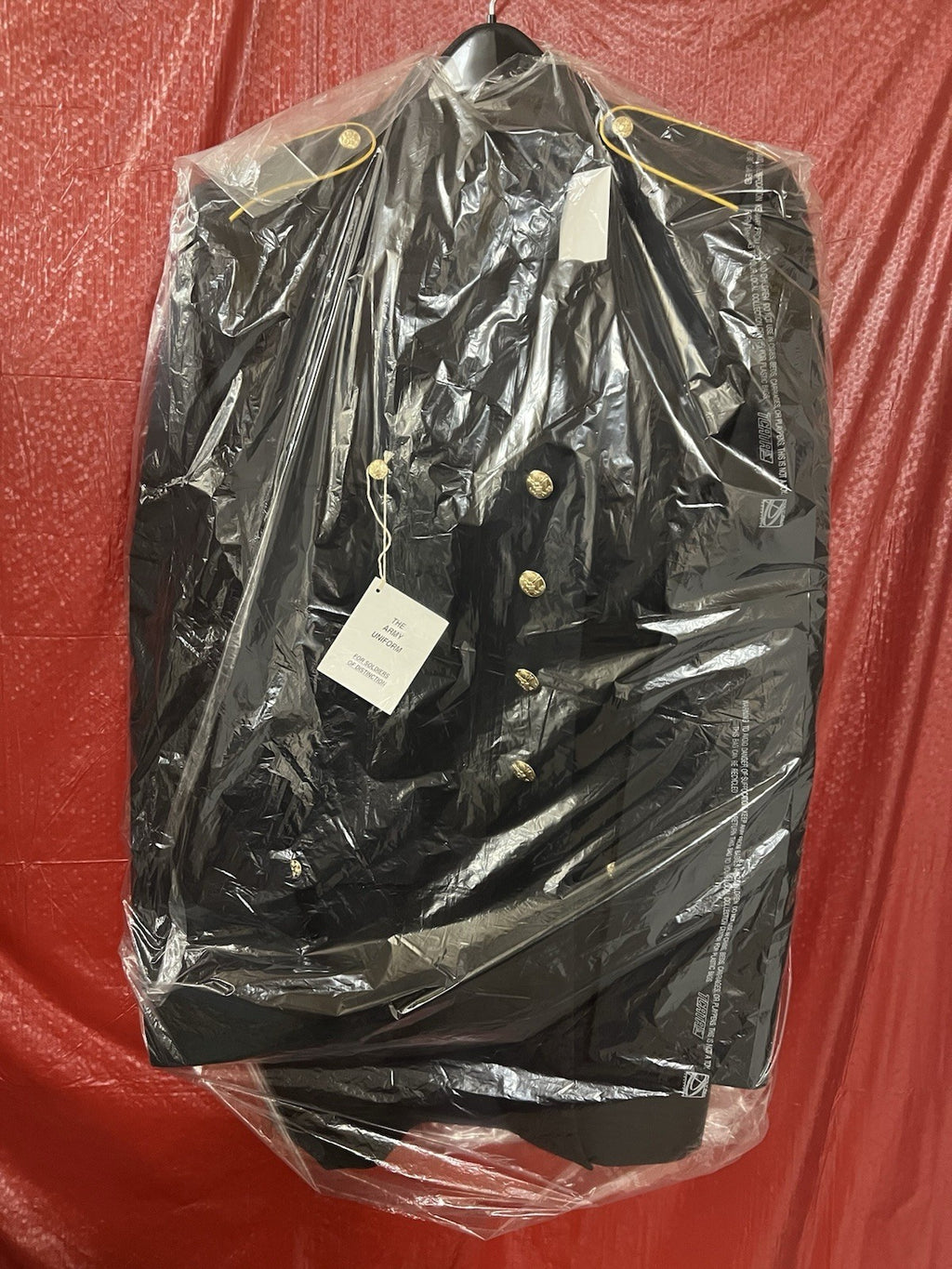US ARMY MEN'S 46R MILITARY SERVICE DRESS BLUE ASU UNIFORM COAT JACKET NEW
