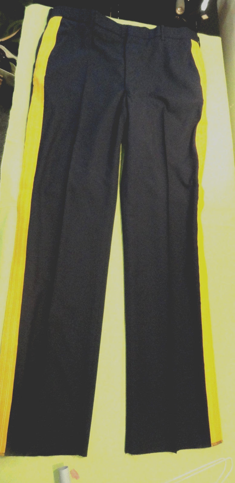 NEW ARMY SERVICE UNIFORM ASU PANTS W/ GOLD STRIPE BRAID OFFICER ENLISTED 37S
