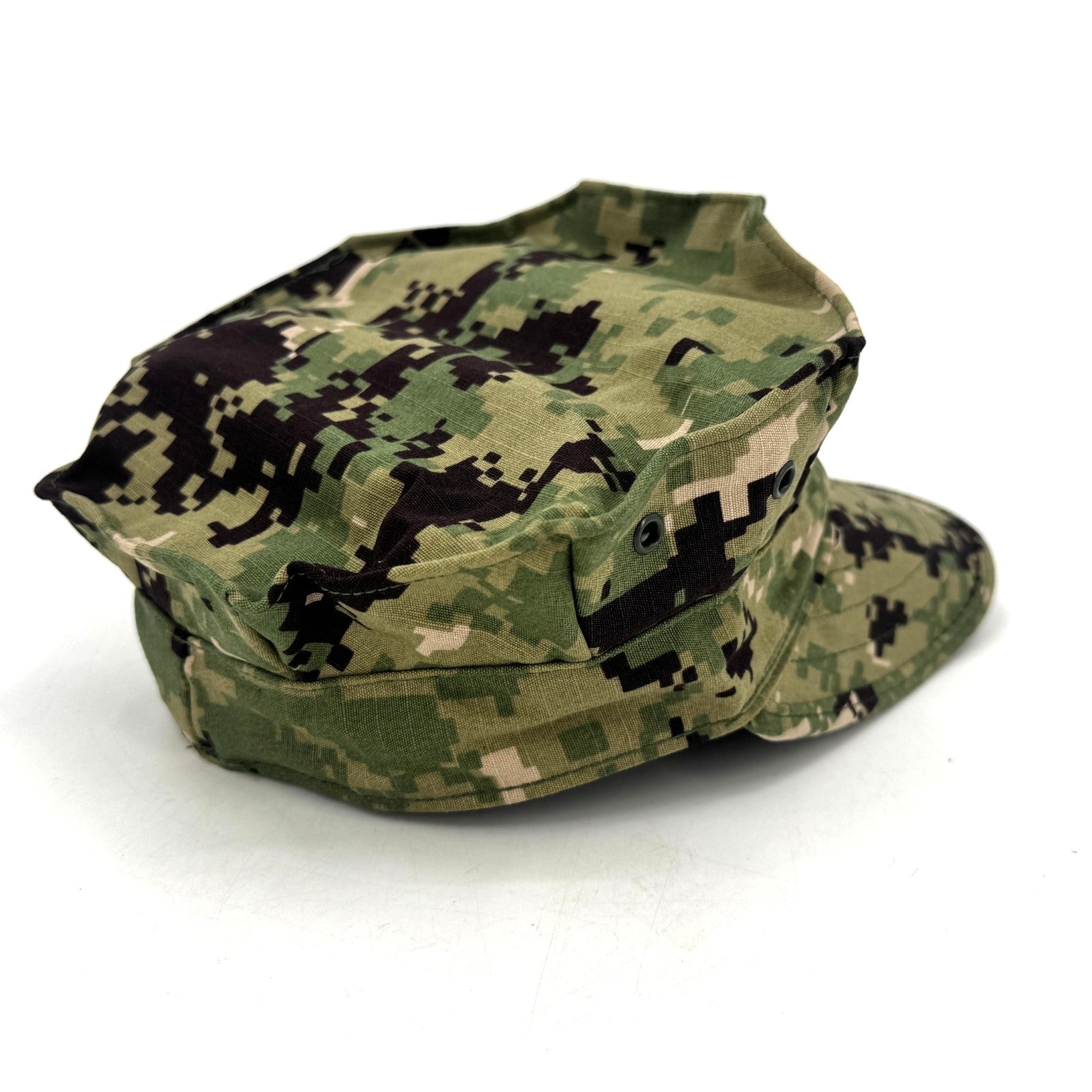 US Navy NWU Type III AOR2 Woodland Camo Hat Utility 8 Point Cap Cover ACE 6-3/8