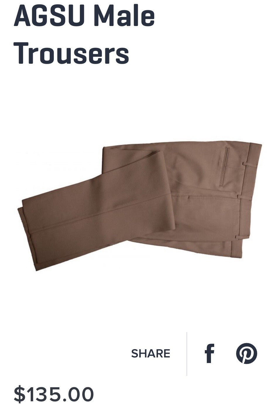 AGSU ARMY GREEN SERVICE UNIFORM HERITAGE TAUPE PANTS TROUSERS SIZES 29-44NEW