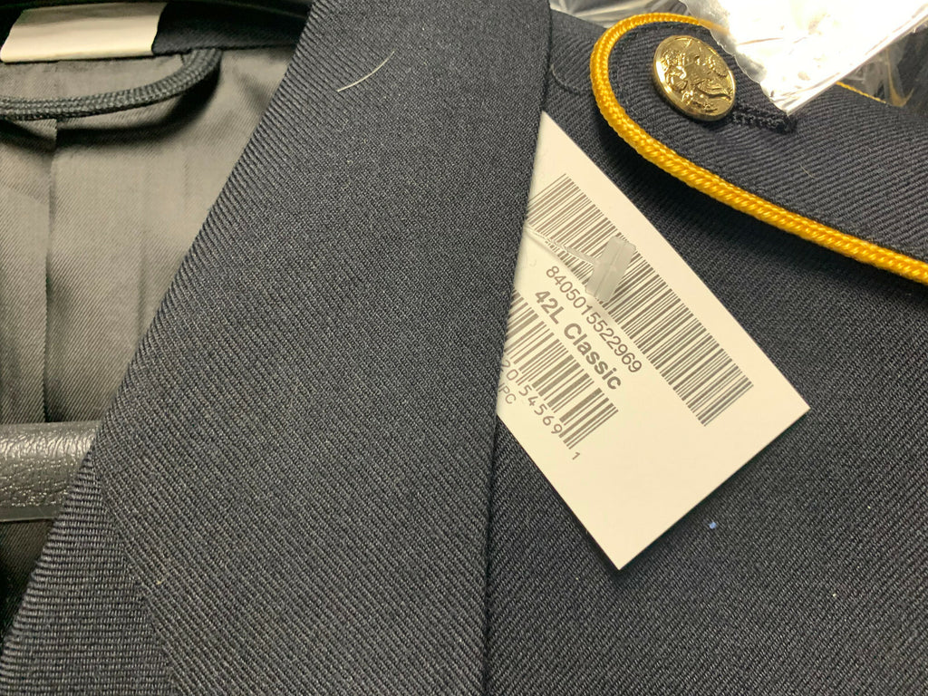 US ARMY MEN'S 42L MILITARY SERVICE DRESS BLUE BLUES ASU UNIFORM COAT JACKET NEW