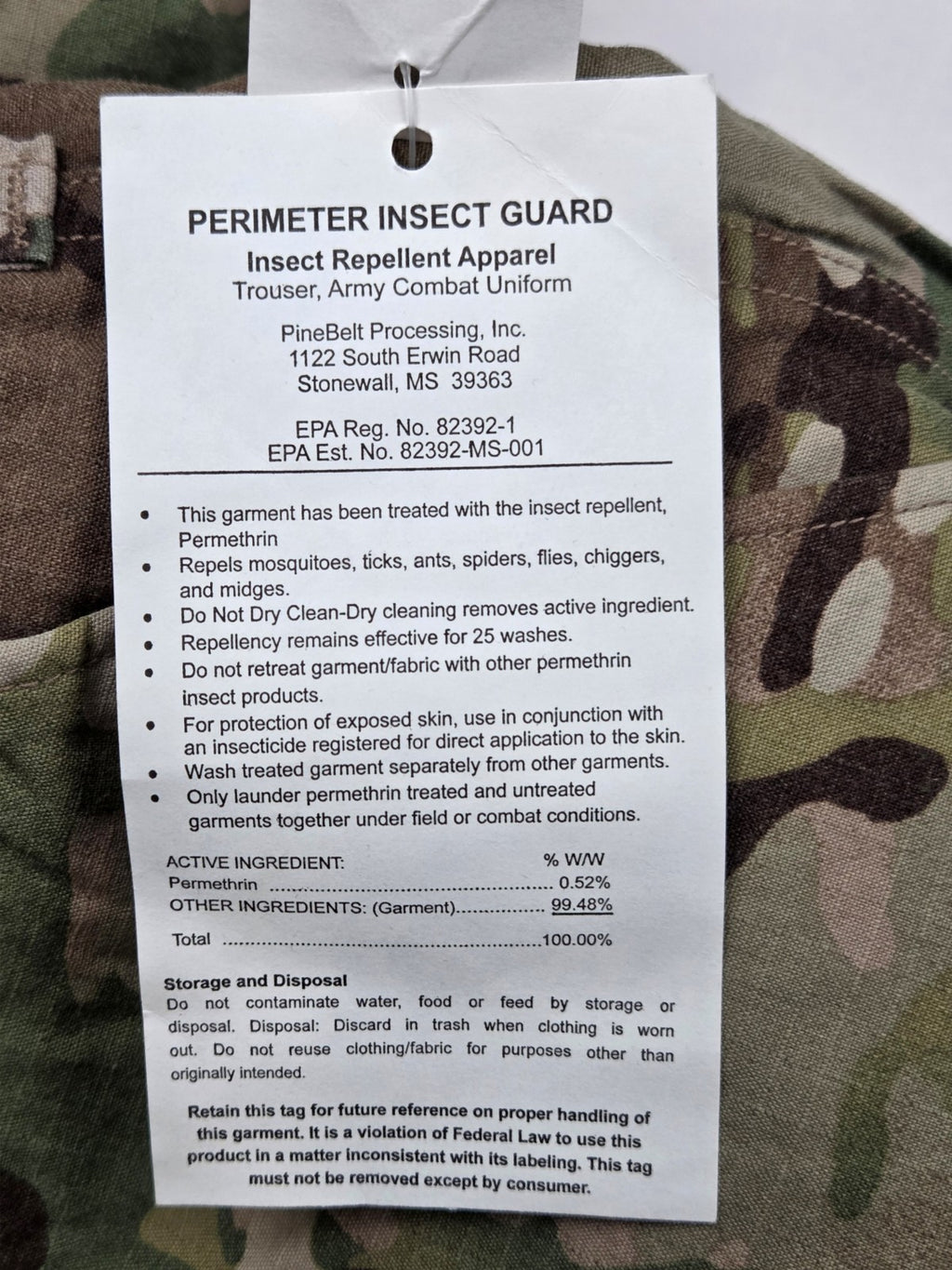 Large Regular Army FRACU OCP Combat Trousers Pants Flame Resistant New LR NWT