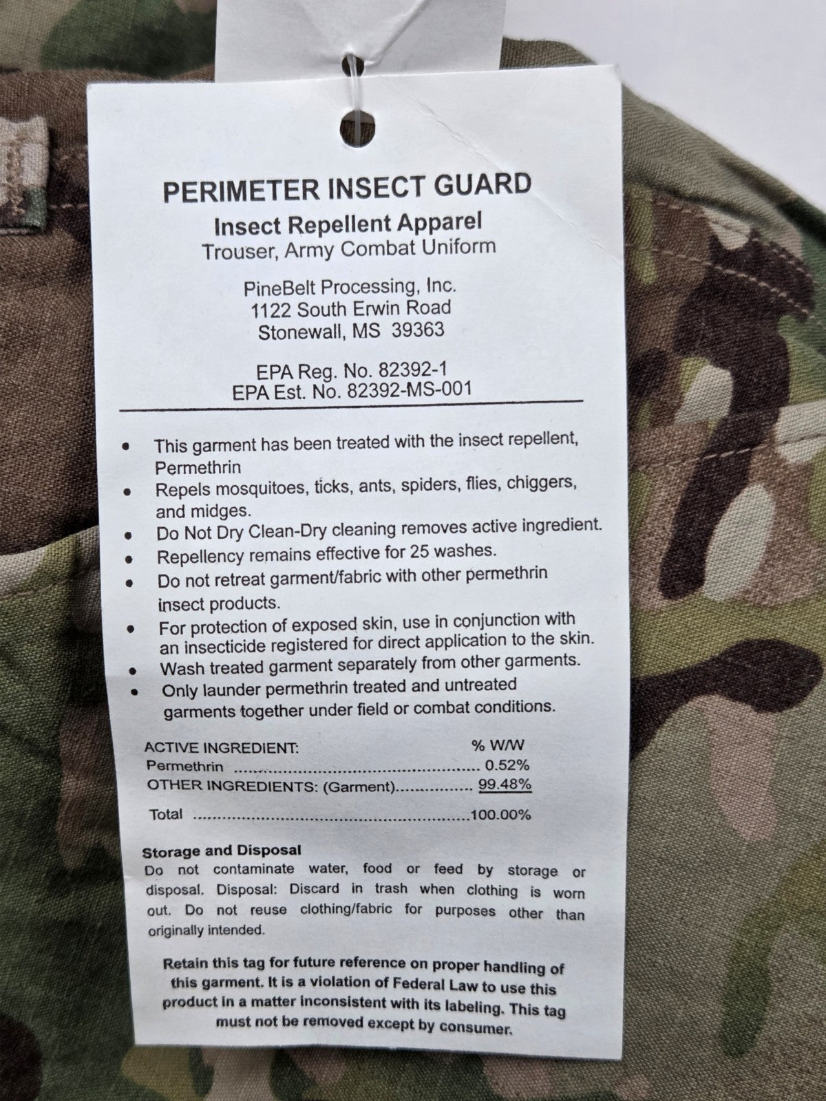 Large Regular Army FRACU OCP Combat Trousers Pants Flame Resistant New LR NWT