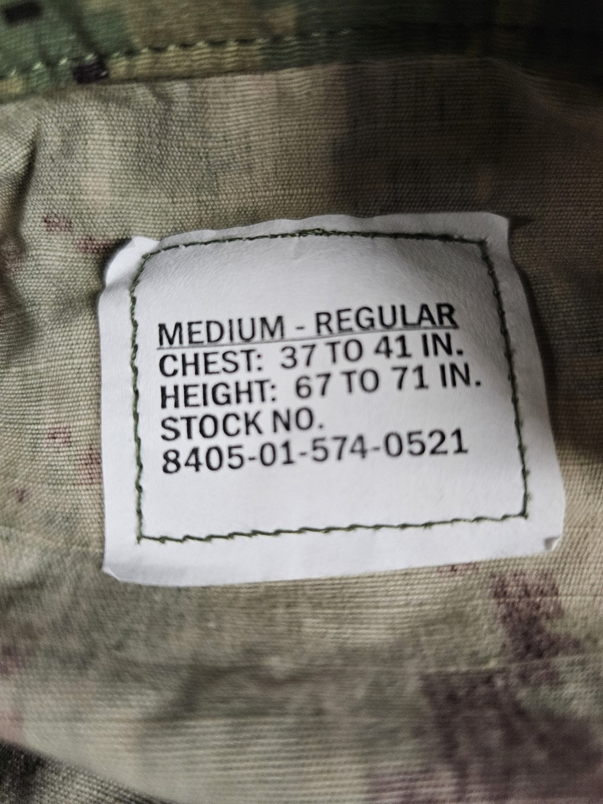 US Navy Nwu Type III Blouse Size Medium Regular