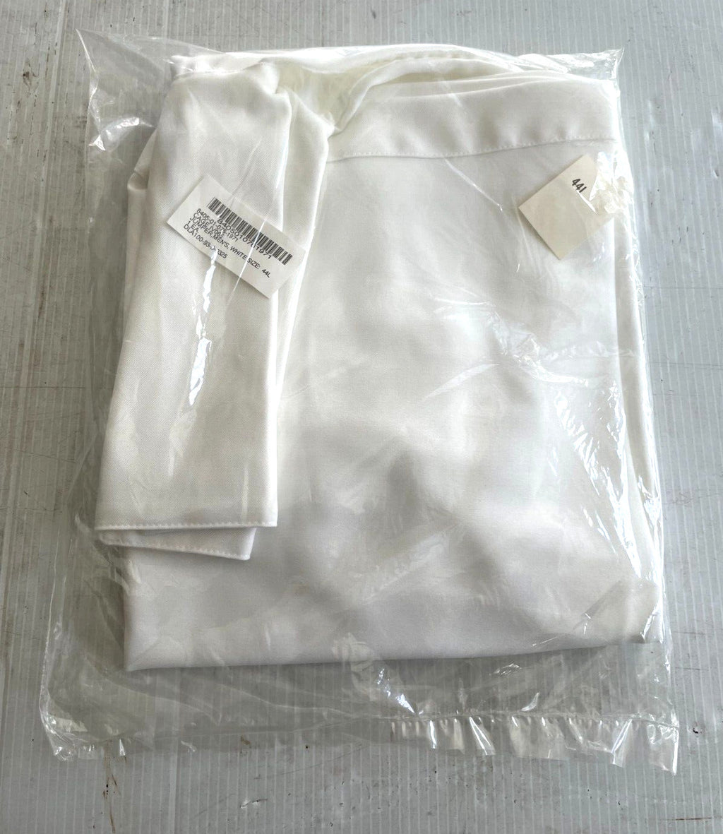 NEW GENUINE US NAVY SERVICE DRESS WHITE JUMPER MIDDY BLOUSE UNIFORM TOP  (44 L)