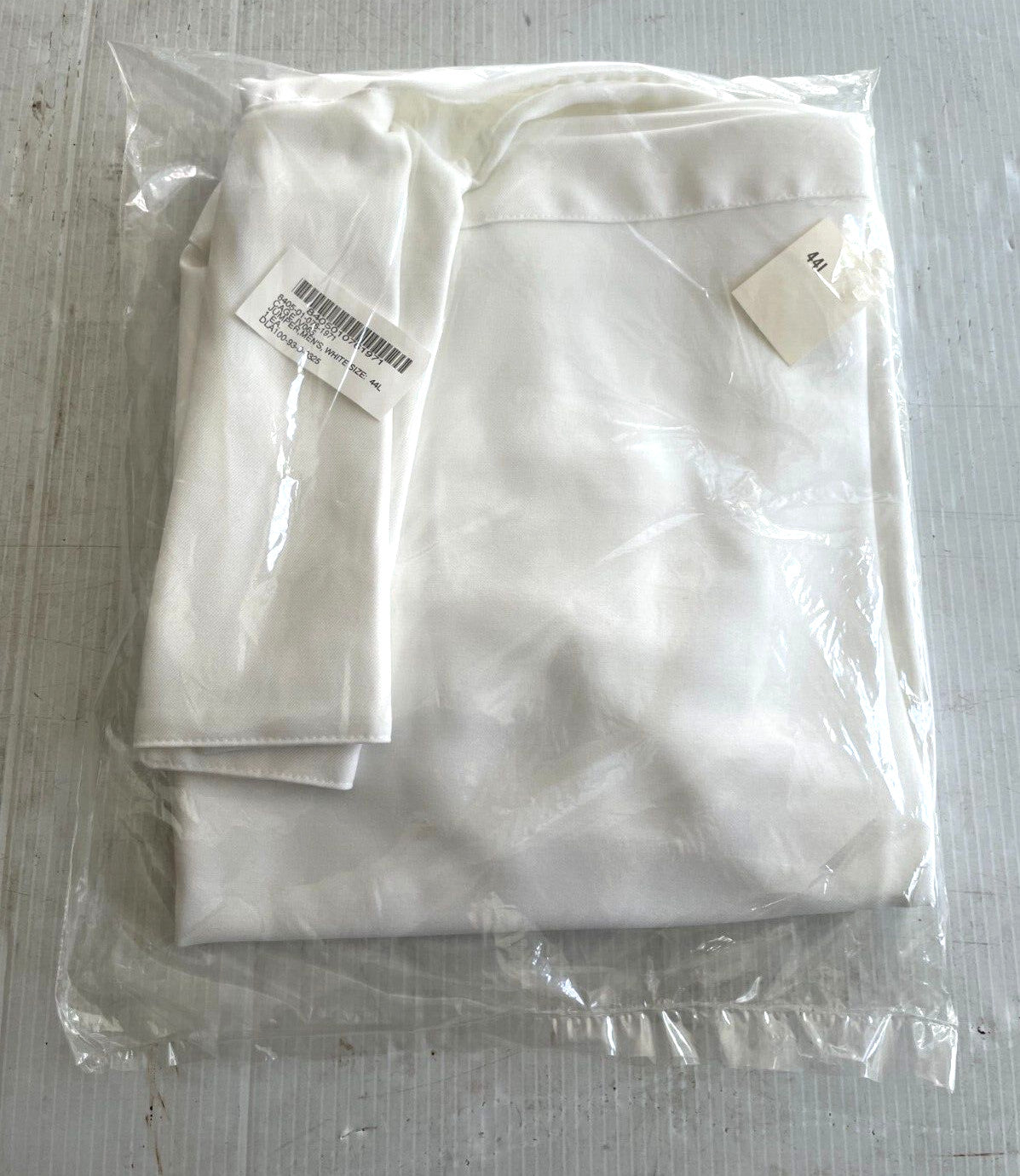 NEW GENUINE US NAVY SERVICE DRESS WHITE JUMPER MIDDY BLOUSE UNIFORM TOP  (44 L)