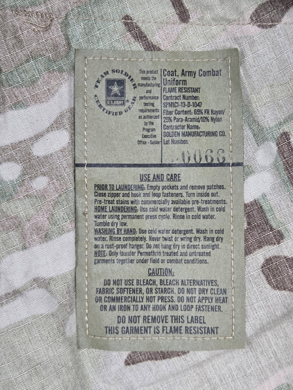 New Large Regular US Army FRACU OCP Combat Uniform Coat Flame Resistant NWT LR