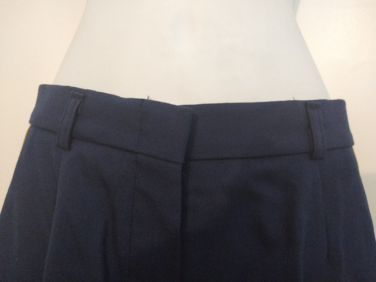 US ARMY Women's Dress Blue Uniform Pants, Trousers, Slacks Gold/Yellow Stripe
