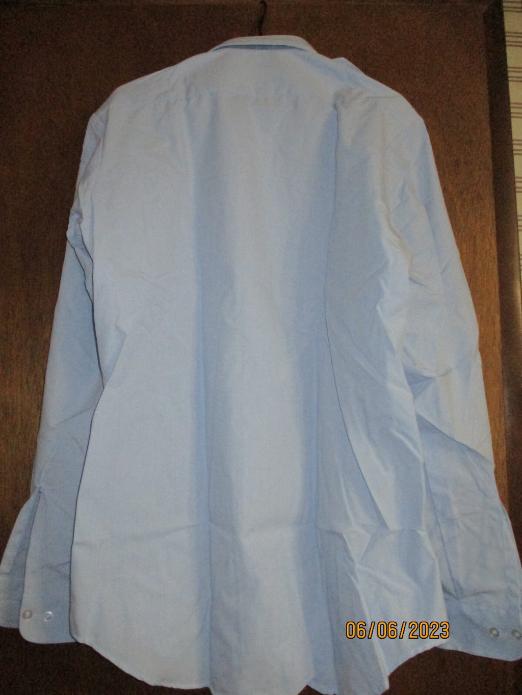 NEW/NOS - Men's Coast Guard Blue Shirt, Long Sleeve, Size 16 1/2 N X 38 Sleeve